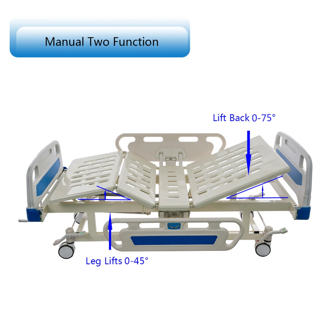 Bc02-3 Medical Furniture Comfortable Hospital Patient Cot for Nursing Care