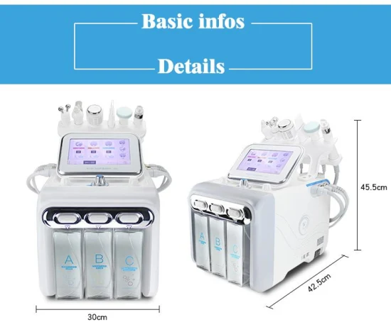 Аппарат для чистки лица Hydrafacial H2O2 Косметический аппарат для ухода за лицом Hydrafacial Machine