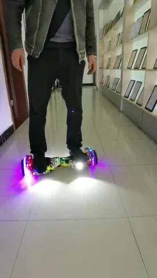 36V 500W 8-дюймовый скутер Hoverboard с балансировкой шин со светодиодной подсветкой