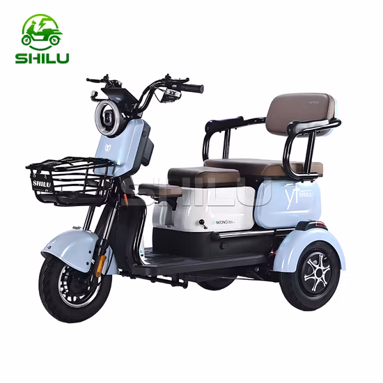 Комфортный и безопасный городской электрический трехколесный велосипед 48 В, 500 Вт.